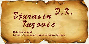 Đurašin Kuzović vizit kartica